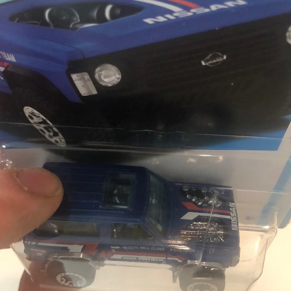 Nissan Patrol Custom Blue Toy Car
